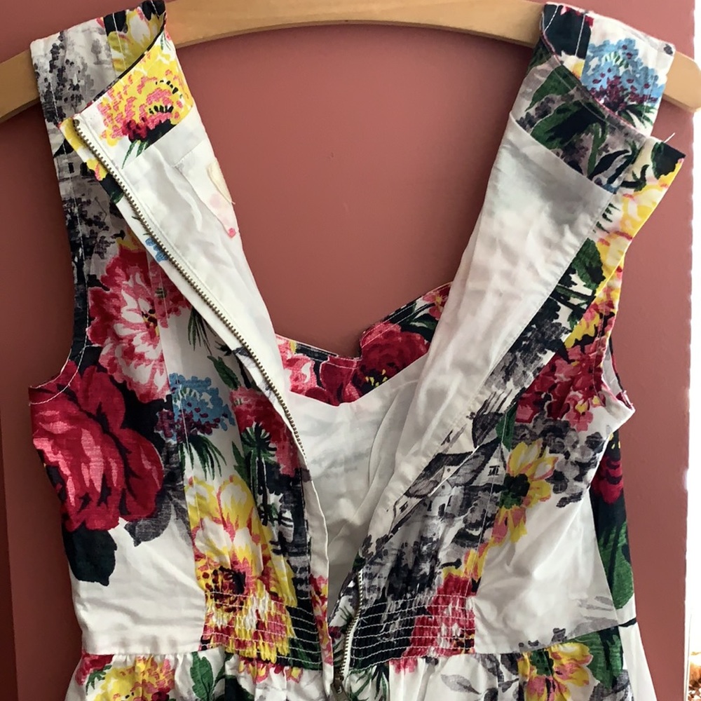 Anthropologie Amelia Floral Sweetheart Neckline Dress - Picture 8 of 9